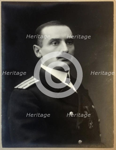 Portrait of Alexander Kolchak (1874-1920), 1909. Creator: Photo studio H. Rentz & F. Schrader.