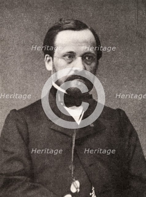 Louis Pasteur, French microbiologist and chemist, 19th century. Artist: Unknown