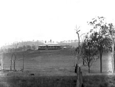 Country 'Queenslander' house, possibly Canungra Coomera region, 1888. Creator: Robert Augustus Henry L'Estrange.