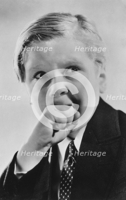 Jackie Cooper (b1922), American actor, 20th century. Artist: Unknown