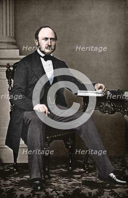 The last portrait of Albert, Prince Consort, 1861.  Artist: Vernon Heath