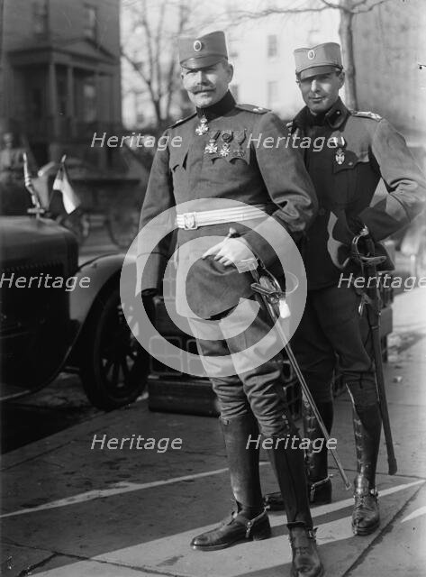 Lt. Col. Michailo Menadovitch, Serbian Army, Serbian Mission To U.S., 1918. Creator: Harris & Ewing.