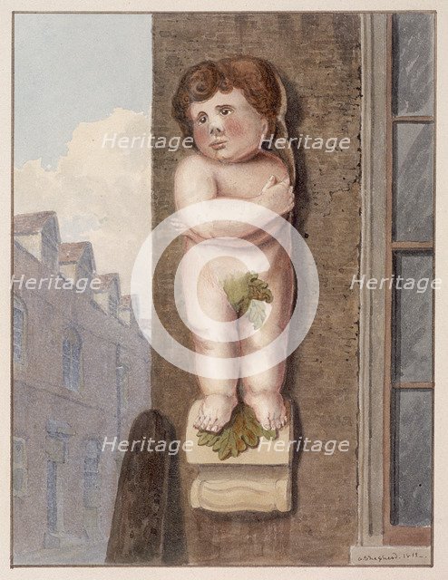 Pye Corner, London, 1812. Artist: George Shepheard