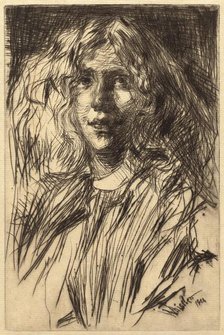 Jo, 1861. Creator: James Abbott McNeill Whistler.