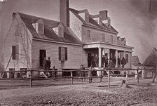 Headquarters of Capt. E.E. Camp, A.Q.M., at City Point, Virginia, 1861-65. Creator: Andrew Joseph Russell.