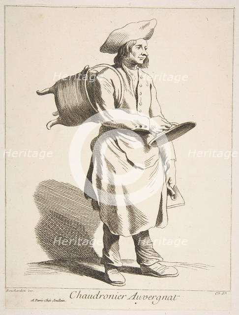 Coppersmith from Auvergne, 1737. Creator: Caylus, Anne-Claude-Philippe de.