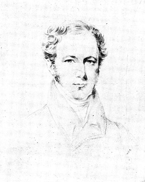 The Right Hon. J. E. Denison, afterwards Viscount Ossington - Speaker from 1857 to 1872, (1895).  Creator: Unknown.