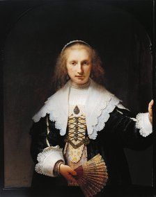 Portrait of Agatha Bas , 1641. Creator: Rembrandt van Rhijn (1606-1669).