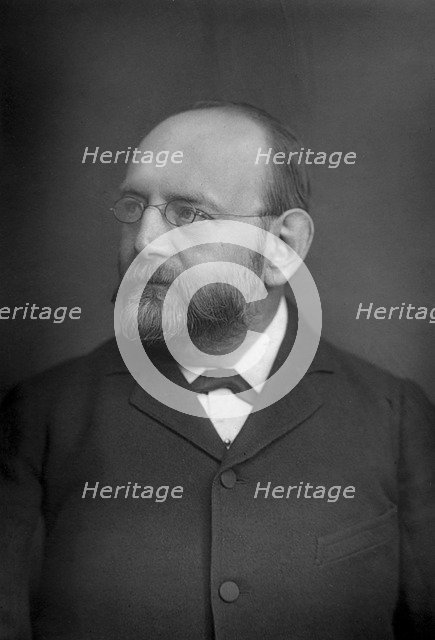 Sir Joseph Barnby (1838-1896), English composer and conductor, 1893.Artist: W&D Downey