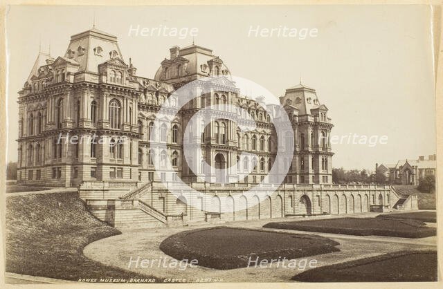 Bowes Museum, Barnard Castle, ca. 1880. Creator: James Valentine.