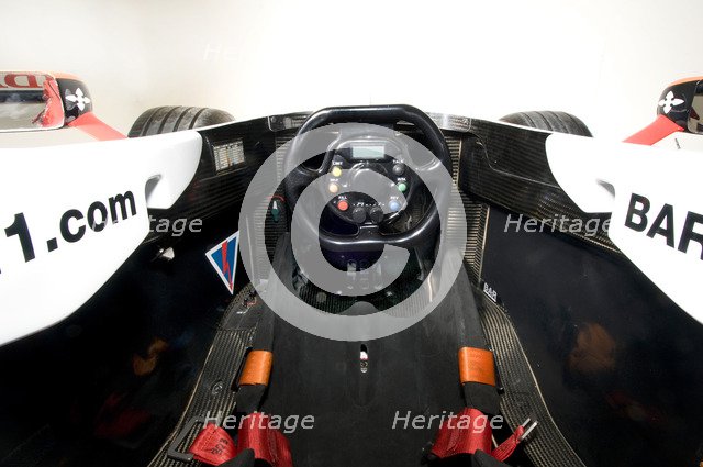 2004 B.A.R. Honda Formula 1 car cockpit Artist: Unknown.