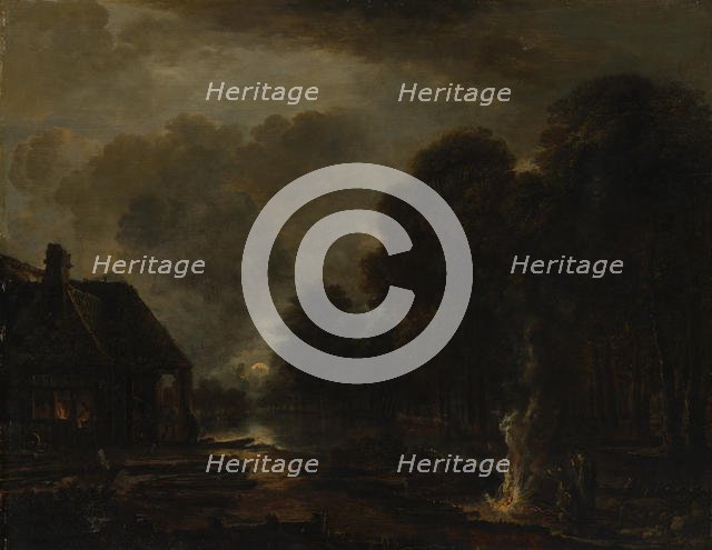 The Farrier, early or mid-1650s. Creator: Aert van der Neer.