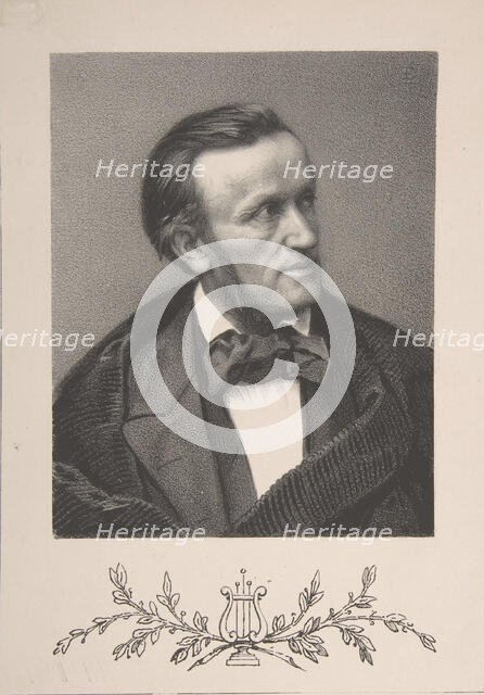 Portrait of Richard Wagner, 19th century. Creator: Unknown.