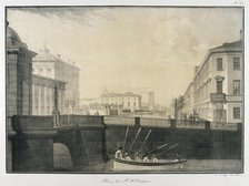 The Fontanka River near the Anichkov Bridge.