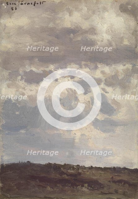 Light Filtering through Clouds, 1886. Creator: Eero Jarnefelt.