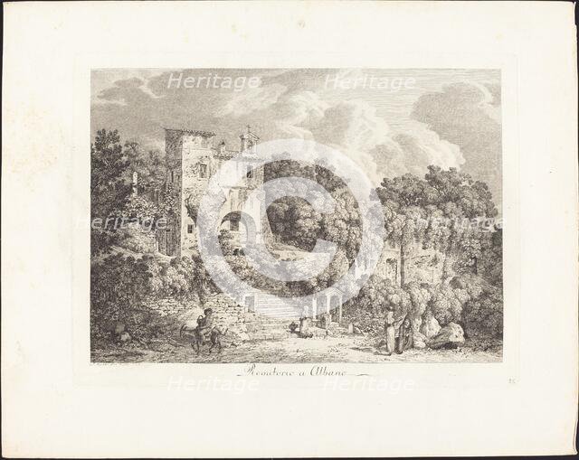 Romitorio a Albano, 1785. Creator: Jacob Wilhelm Mechau.