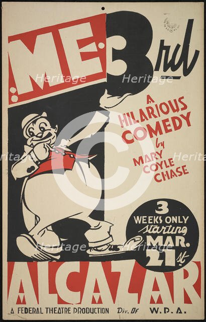 Me Third, San Francisco, 1938. Creator: Unknown.