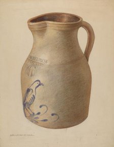 Pitcher, c. 1937. Creator: George Loughridge.