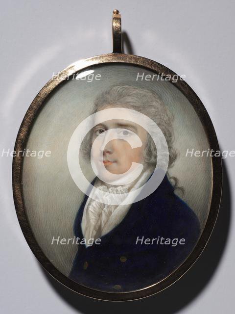 Portrait of a Man, c. 1795-1800. Creator: N*** Freese (British).