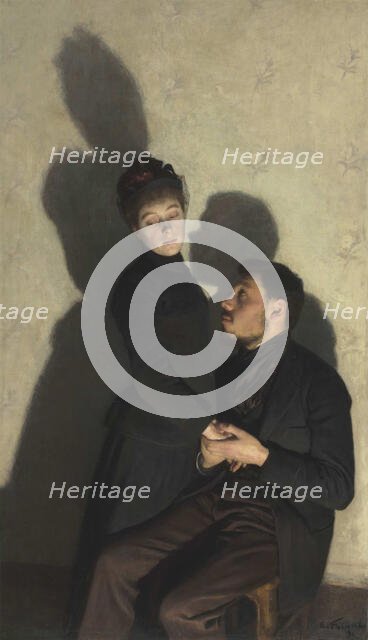 Ombres portées (Cast Shadows), 1891. Creator: Friant, Émile (1863-1932).