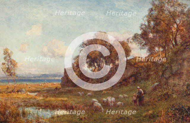 'Sheltered Pastures', c1900. Artist: Sir Ernest Albert Waterlow.