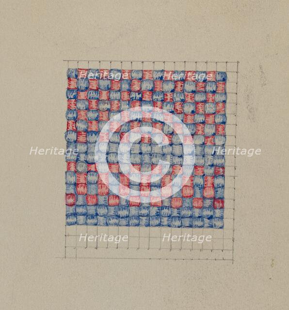 Textile, 1935/1942. Creator: Unknown.