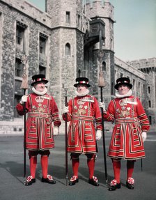 Yeoman Warder, London, c1955.  Creator: Arthur Charles Kirby Ware.
