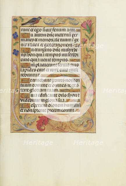 Decorated Text Page; Spinola Hours, about 1510-1520. Creator: Unknown.