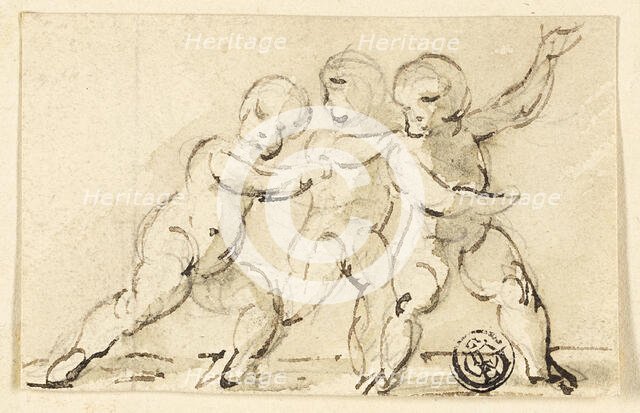Three Putti at Play, n.d. Creator: Thomas Stothard.