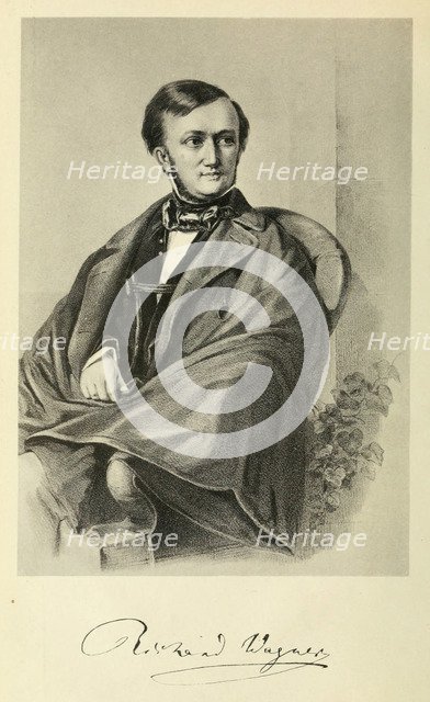 Portrait of the Composer Richard Wagner (1813-1883), 1849.