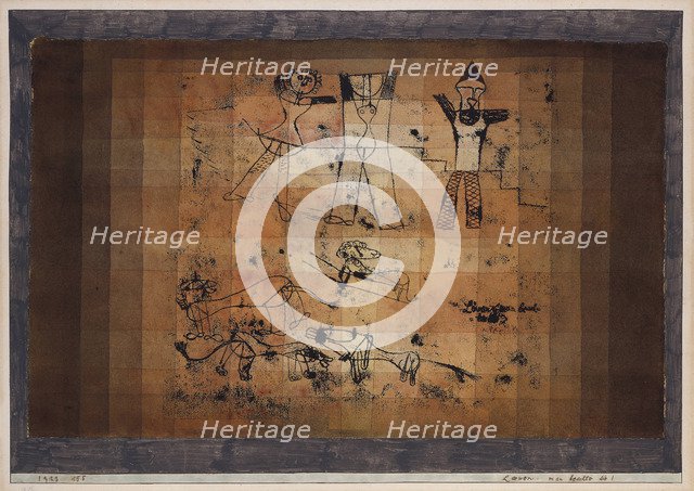 Lions, attention please!, 1923.