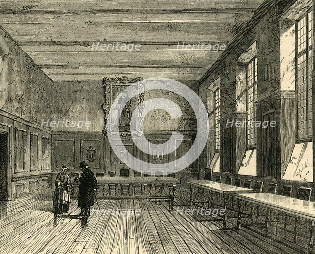 'Chapel of Merchant Taylors' School', c1872. Creator: Unknown.