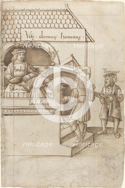 Do Not Sit on the Grain Measure [fol. 12 recto], c. 1512/1515. Creator: Unknown.