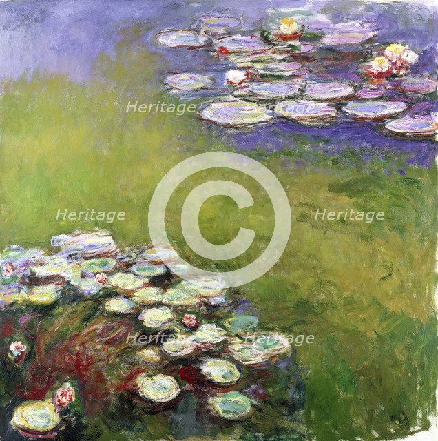 Waterlilies (Nymphéas), 1914-1917.