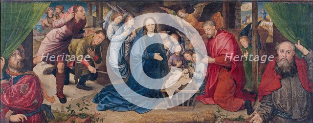 The Adoration of the Shepherds, c. 1480. Artist: Goes, Hugo, van der (1435-1482)
