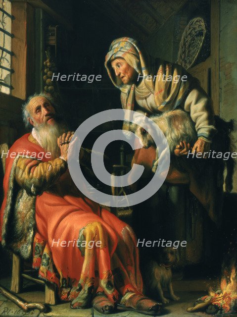 'Tobit and Anna', 1626. Artist: Rembrandt Harmensz van Rijn    