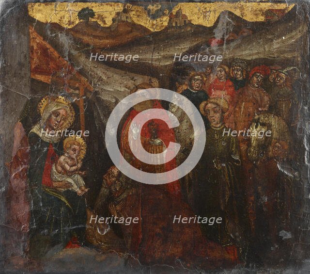 Adoration of the Magi, 1st half of 15th century. Creator: Giovanni di Francia.