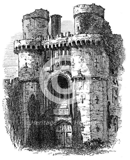 Hurstmonceux Castle, Sussex, 1872. Creator: Unknown.