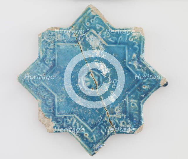 Tile, Il-Khanid dynasty, 12th-13th century. Creator: Unknown.