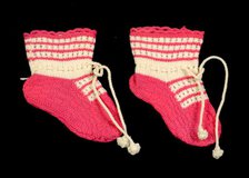 Bootees, American, 1850-70. Creator: Unknown.