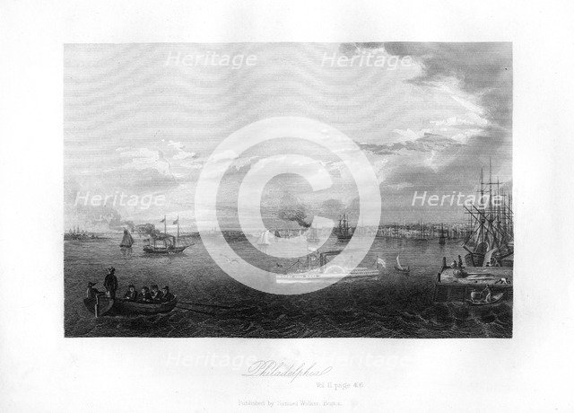 Philadelphia, 1855. Artist: Unknown