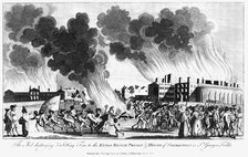 Anti-Catholic Gordon Riots, London, 7 June 1780. Artist: Unknown