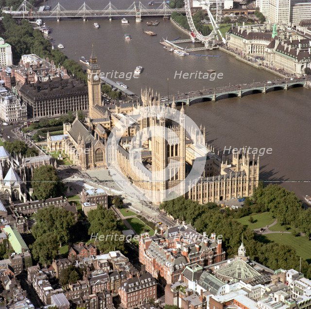 The Houses of Parliament, Westminster, London, 2002. Artist: EH/RCHME staff photographer