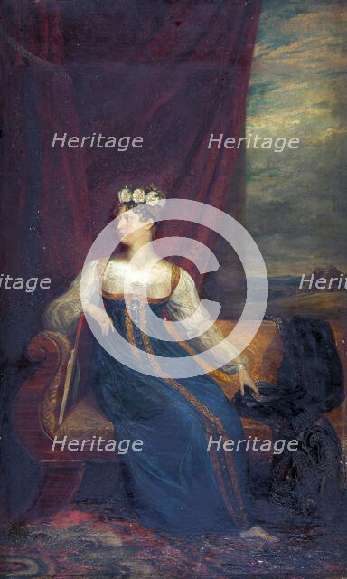 Portrait of Princess Charlotte of Wales, 1817. Creator: George Dawe.
