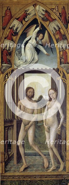 Redemption Tryptich: Expulsion from the Paradise. Artist: Stockt, Vrancke van der (1420-1495)