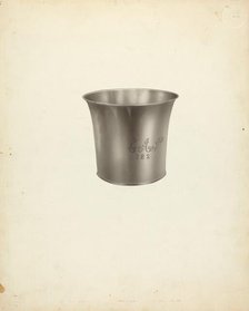 Silver Beaker, c. 1938. Creator: Michael Fenga.