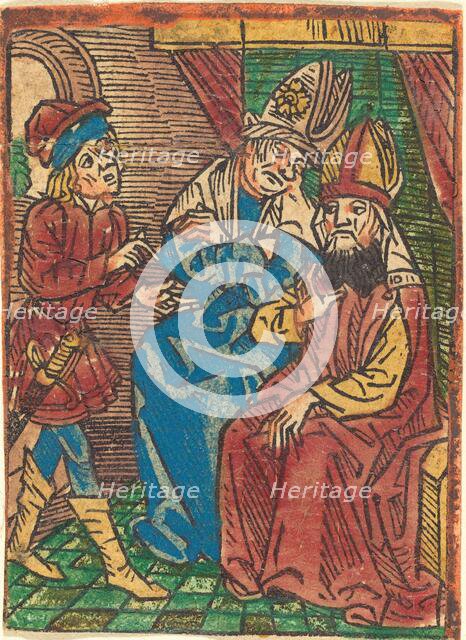 Council of High Priests, c. 1490. Creator: Unknown.