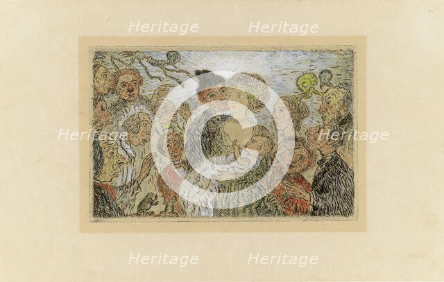 Les Péchés Capitaux (The Deadly Sins), 1888-1904. Creator: Ensor, James (1860-1949).