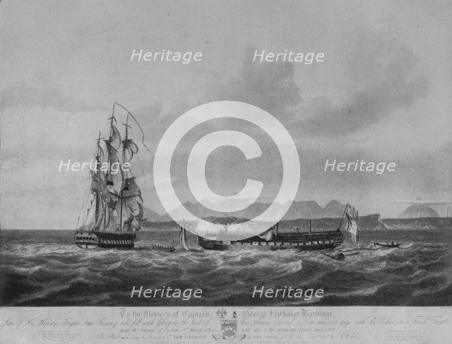 'A Three Days' Chase and Capture', c1809. Artist: Nicholas Pocock.