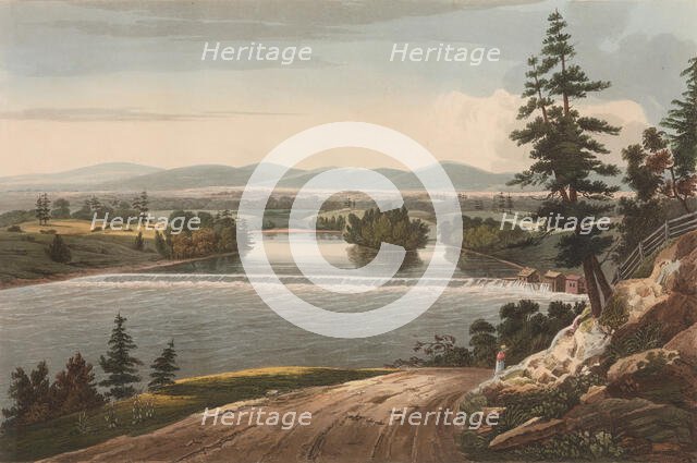 View Near Sandy Hill (No. 7 of The Hudson River Portfolio), 1822-23. Creator: John Hill.